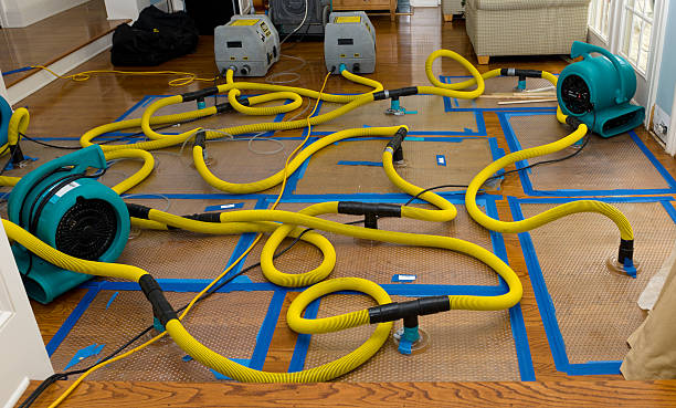 Professional Burst Pipe Water Damage technician working in Cornish, ME